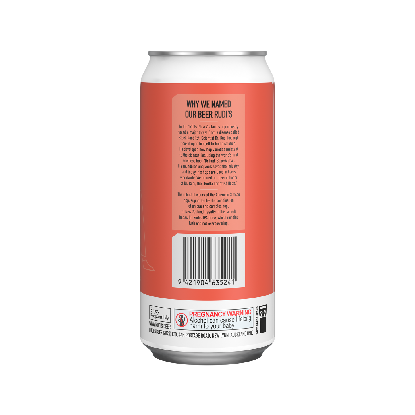 RUDI'S IPA 440ml CAN