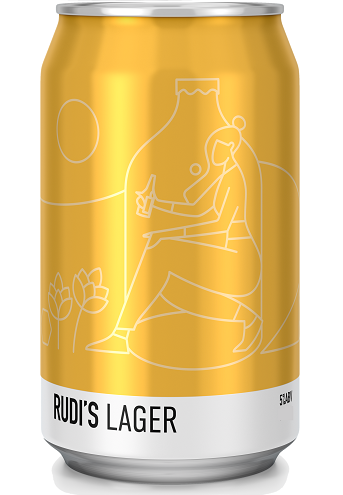 RUDI'S LAGER 440ml CAN